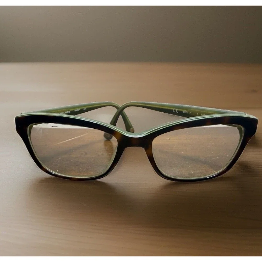 Michael Kors Eyeglasses Cat Eye Tortoise Brown Green MK257 225 Frames Only